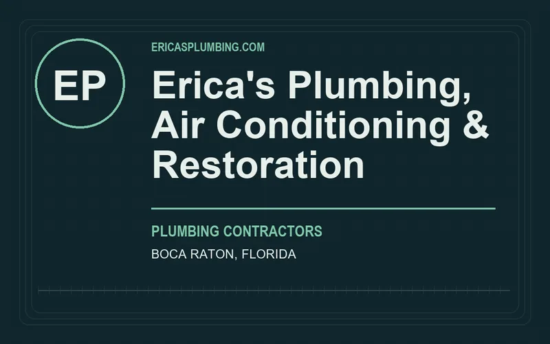 Erica's Plumbing, Air Conditioning & Restoration in Boca Raton, Florida