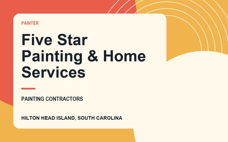 Five Star Painting & Home Services in Hilton Head Island, South Carolina