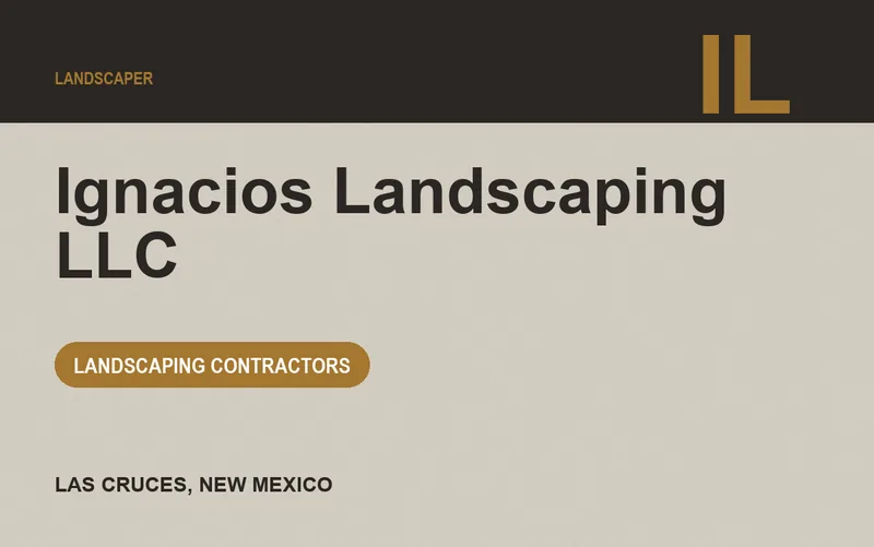 Ignacios Landscaping LLC in Las Cruces, New Mexico