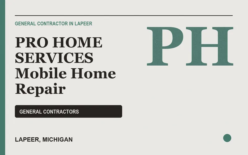 PRO HOME SERVICES Mobile Home Repair in Lapeer, Michigan