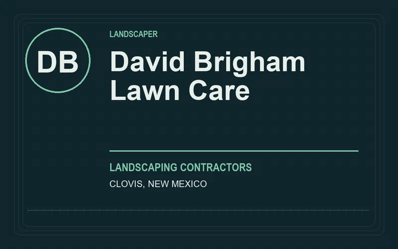 David Brigham Lawn Care in Clovis, New Mexico