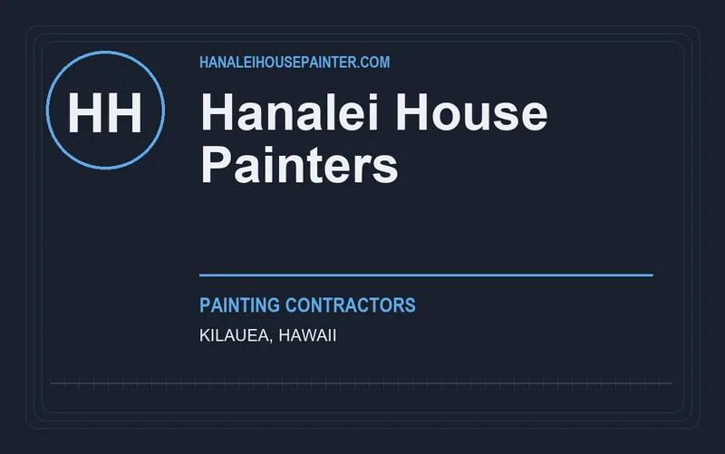 Hanalei House Painters in Kilauea, Hawaii