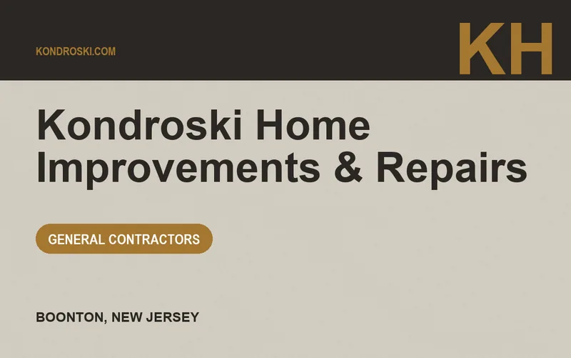Kondroski Home Improvements & Repairs in Boonton, New Jersey