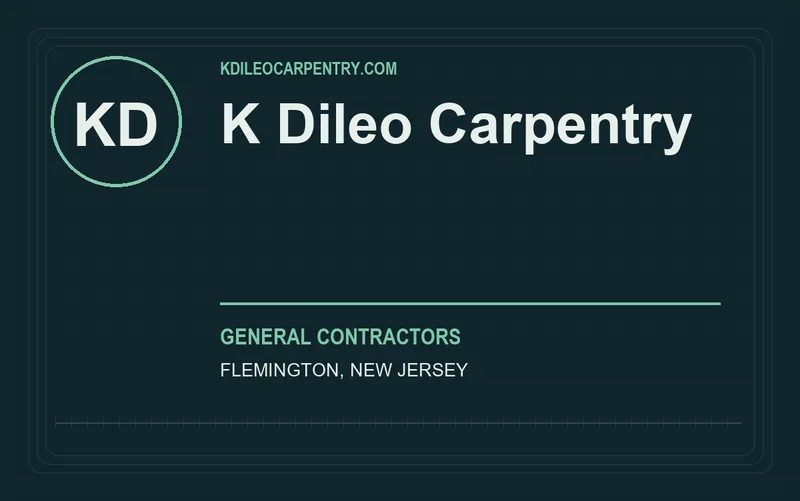 K Dileo Carpentry in Flemington, New Jersey