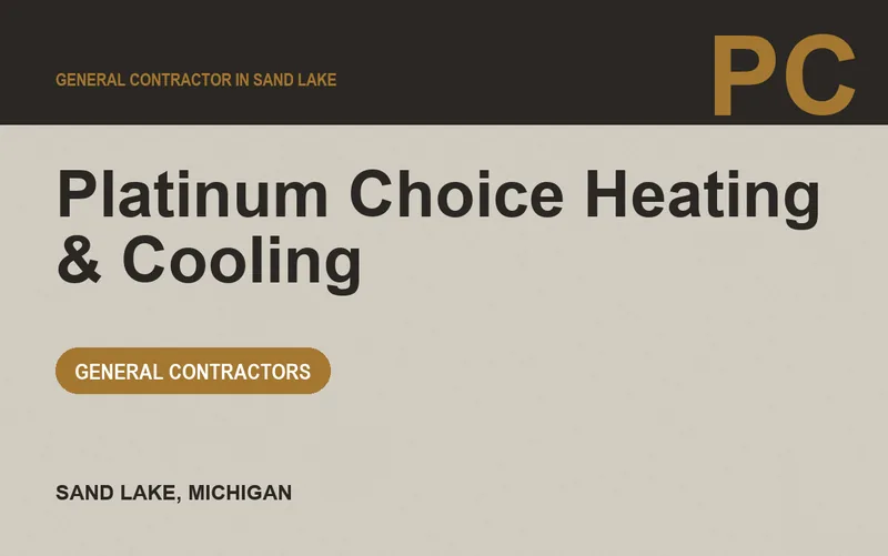 Platinum Choice Heating & Cooling in Sand Lake, Michigan