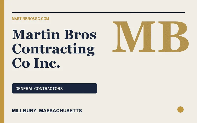 Martin Bros Contracting Co Inc. in Millbury, Massachusetts