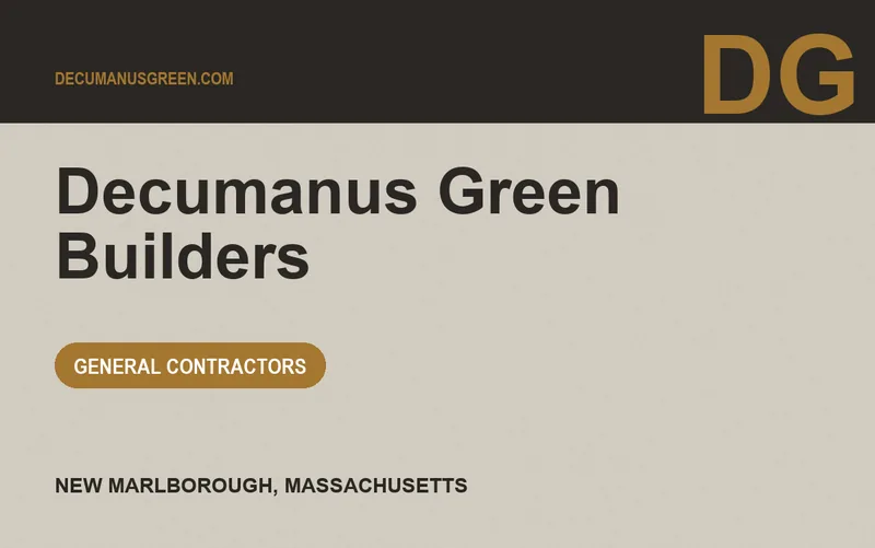 Decumanus Green Builders in New Marlborough, Massachusetts