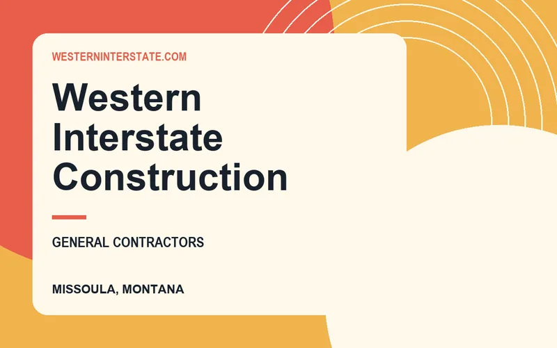 Western Interstate Construction in Missoula, Montana