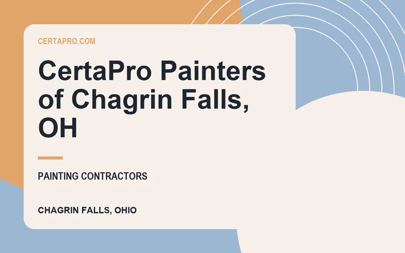 CertaPro Painters of Chagrin Falls, OH in Chagrin Falls, Ohio