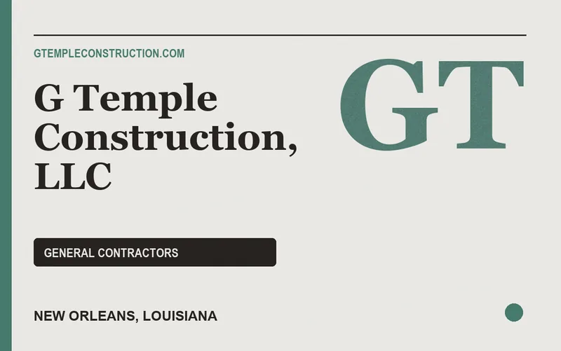G Temple Construction, LLC in New Orleans, Louisiana