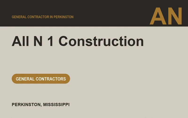 All N 1 Construction in Perkinston, Mississippi