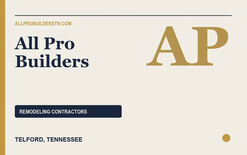 All Pro Builders in Telford, Tennessee
