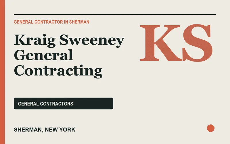 Kraig Sweeney General Contracting in Sherman, New York