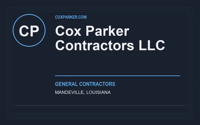 Cox Parker Contractors LLC in Mandeville, Louisiana