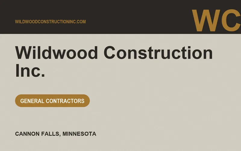 Wildwood Construction Inc. in Cannon Falls, Minnesota