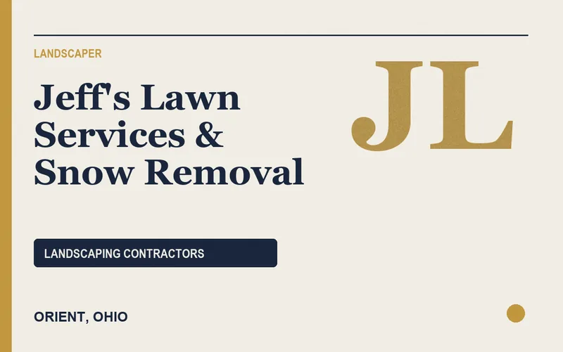 Jeff's Lawn Services & Snow Removal in Orient, Ohio