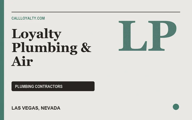 Loyalty Plumbing & Air in Las Vegas, Nevada