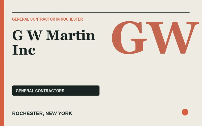 G W Martin Inc in Rochester, New York