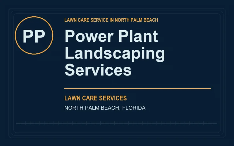 Power Plant Landscaping Services in North Palm Beach, Florida