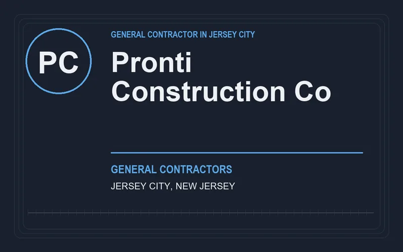 Pronti Construction Co in Jersey City, New Jersey
