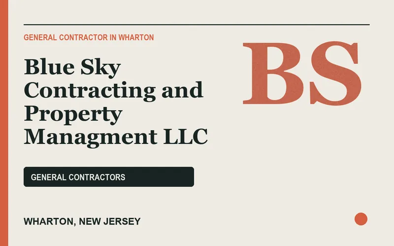 Blue Sky Contracting and Property Managment LLC in Wharton, New Jersey