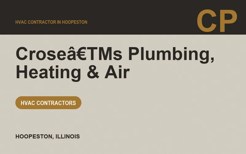 Croseâ€TMs Plumbing, Heating & Air in Hoopeston, Illinois