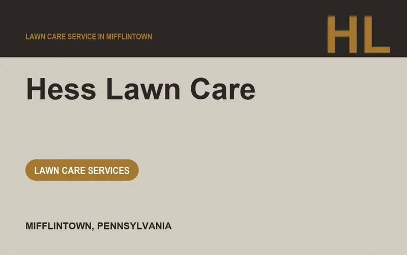 Hess Lawn Care in Mifflintown, Pennsylvania