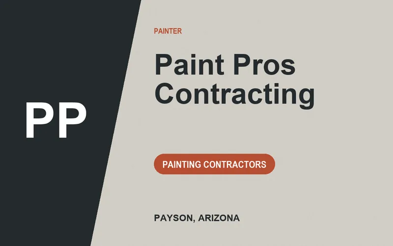 Paint Pros Contracting in Payson, Arizona