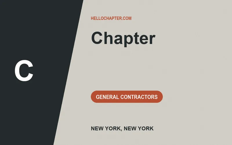 Chapter in New York, New York
