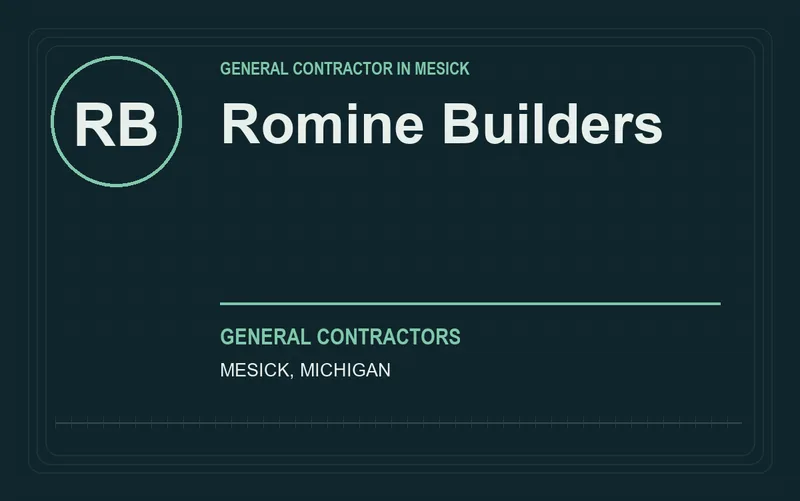 Romine Builders in Mesick, Michigan