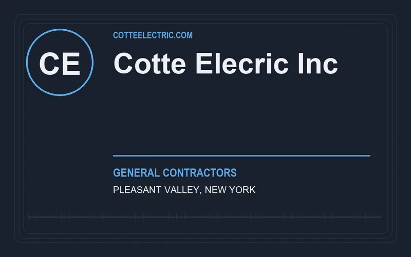 Cotte Elecric Inc in Pleasant Valley, New York
