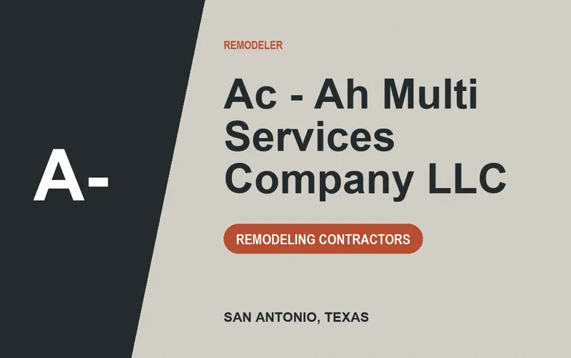 AC - AH MULTI SERVICES COMPANY LLC in San Antonio, Texas
