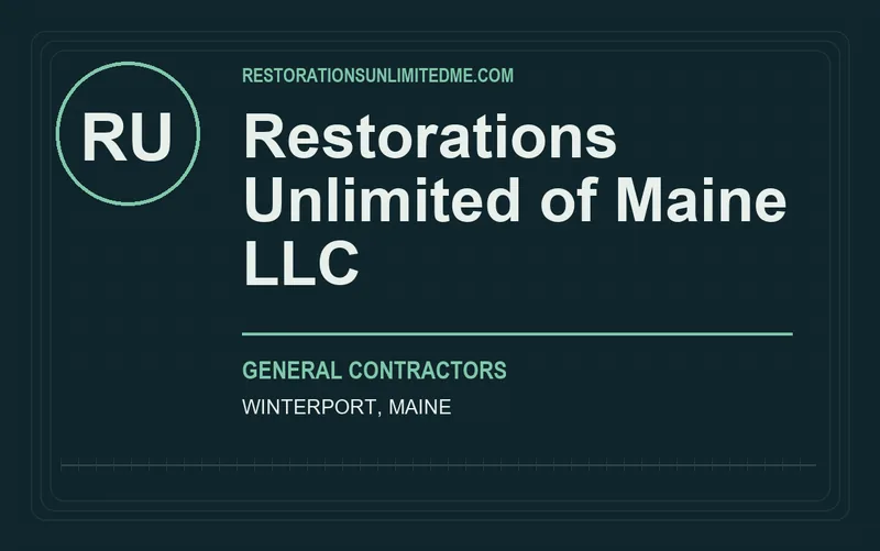Restorations Unlimited of Maine LLC in Winterport, Maine