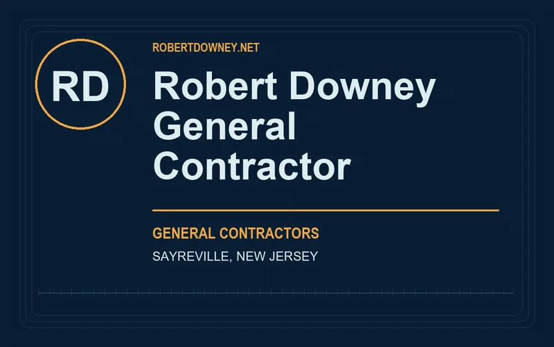 Robert Downey General Contractor in Sayreville, New Jersey