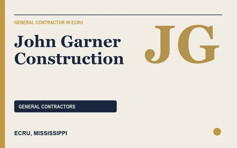 John Garner Construction in Ecru, Mississippi