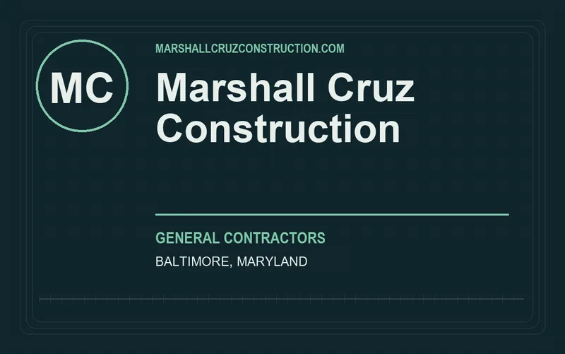 Marshall Cruz Construction in Baltimore, Maryland