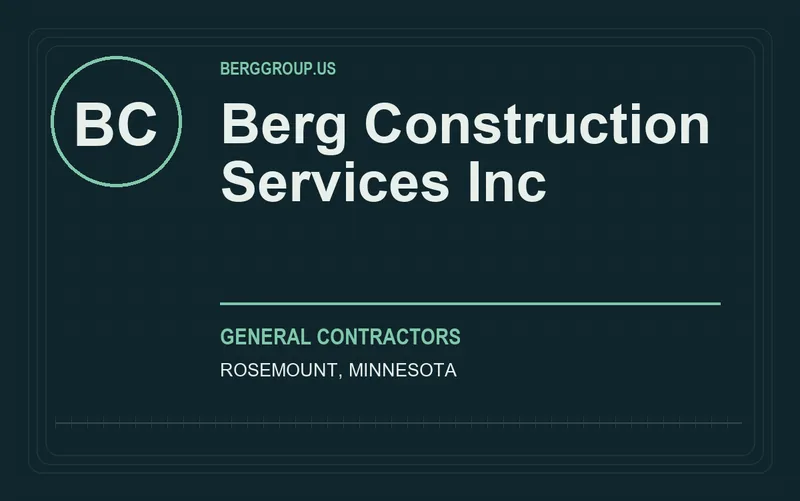 Berg Construction Services Inc in Rosemount, Minnesota