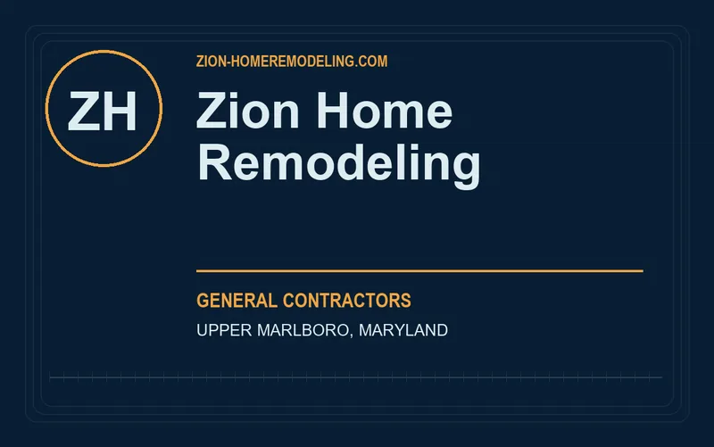 Zion Home Remodeling in Upper Marlboro, Maryland