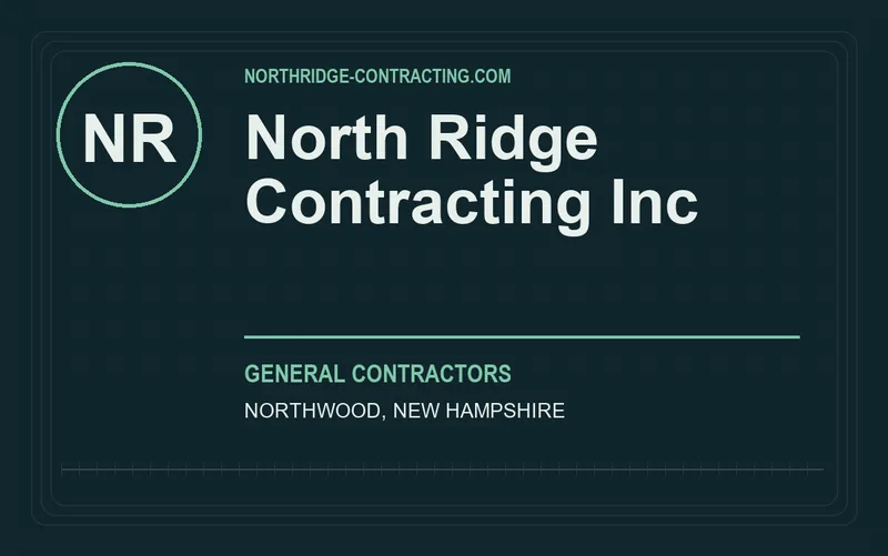 North Ridge Contracting Inc in Northwood, New Hampshire