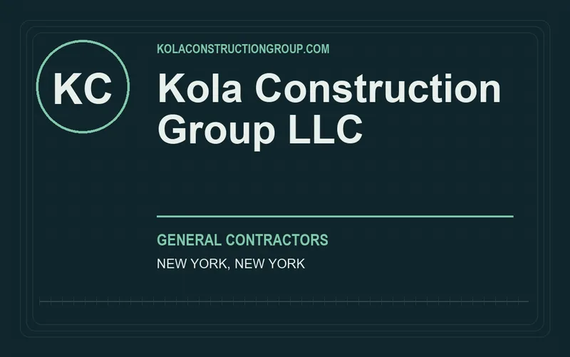Kola Construction Group LLC in New York, New York