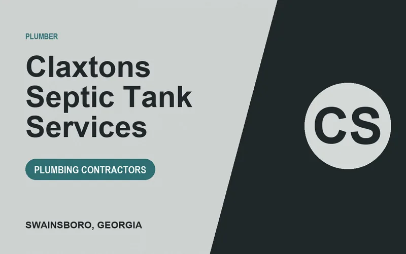Claxtons Septic Tank Services in Swainsboro, Georgia