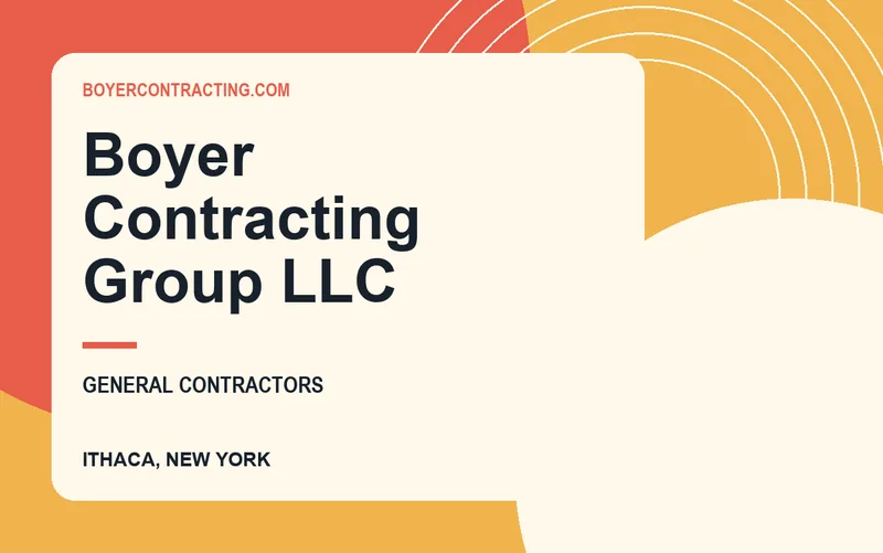 Boyer Contracting Group LLC in Ithaca, New York