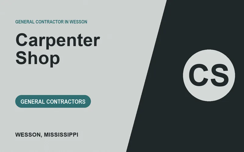 Carpenter Shop in Wesson, Mississippi