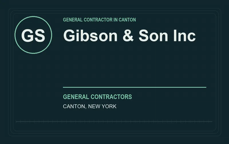 Gibson & Son Inc in Canton, New York