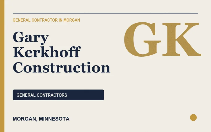 Gary Kerkhoff Construction in Morgan, Minnesota