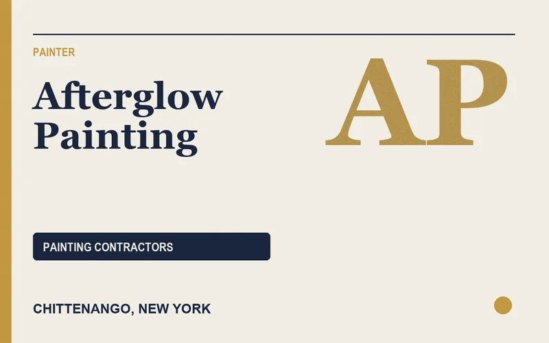 Afterglow Painting in Chittenango, New York
