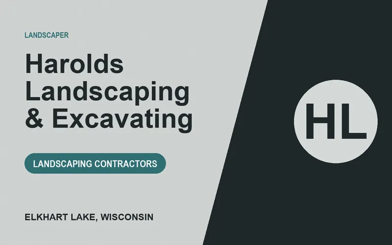 Harolds Landscaping & Excavating in Elkhart Lake, Wisconsin