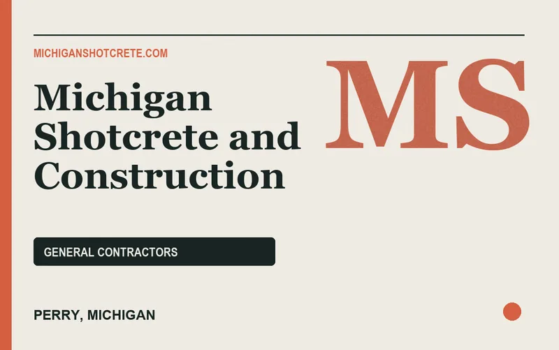 Michigan Shotcrete and Construction in Perry, Michigan