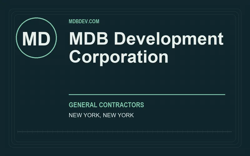 MDB Development Corporation in New York, New York
