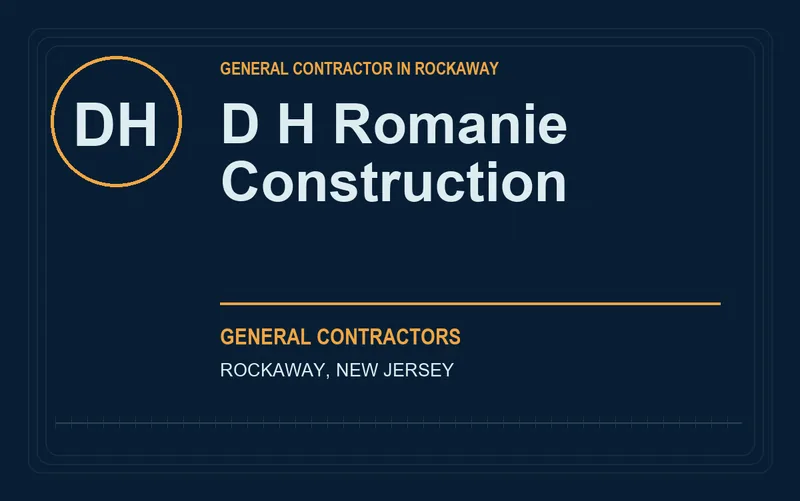D H Romanie Construction in Rockaway, New Jersey